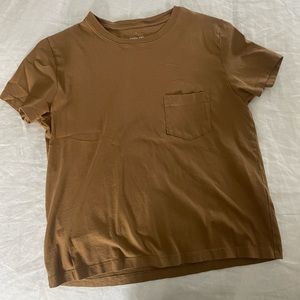 Everlane cropped pocket tee size Small
